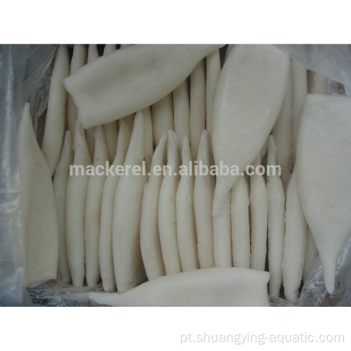 IQF Frozen Frozen Squid Tube Tamanho U3 U7